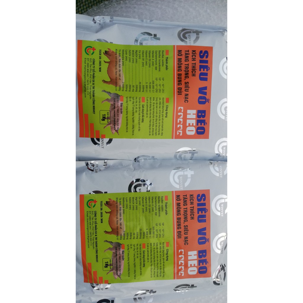 Siêu Vỗ Béo Heo ( Lợn) 1kg/1 túi | BigBuy360 - bigbuy360.vn