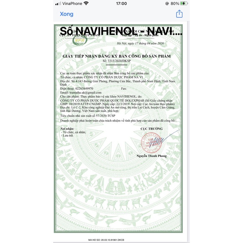 NAVI HENOL- VIÊN UỐNG CHO LÁ GAN KHOẺ MẠNH HỘP 60viên