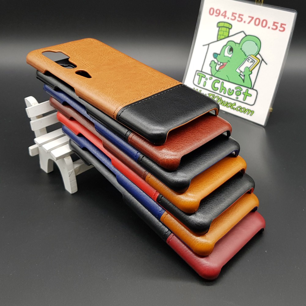 [Cao Cấp] Ốp Lưng Xiaomi Mi Note 10/ Note 10 Pro/ CC9 Pro Da PU Phối 2 Màu Sọc Chỉ