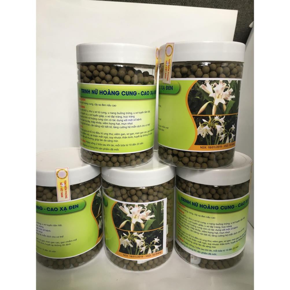 viên trinh nữ hoàng cung cao xạ đen ( hũ 500g) | BigBuy360 - bigbuy360.vn