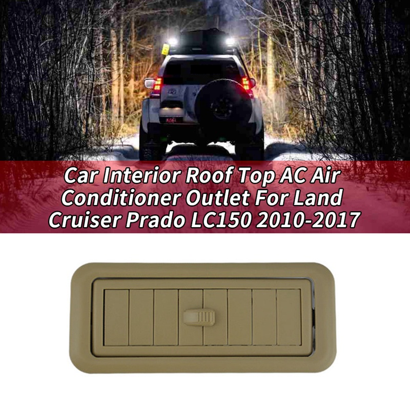Nội thất ô tô Mái nhà Đầu ra điều hòa không khí AoC Lỗ thông gió AC cho Toyota Land Cruiser Prado LC150 150 2010-2017