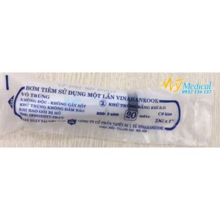 Bơm tiêm 20ml/cc 23G