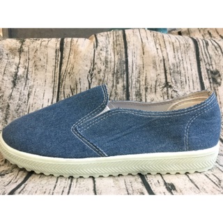 Giày bata vải xanh