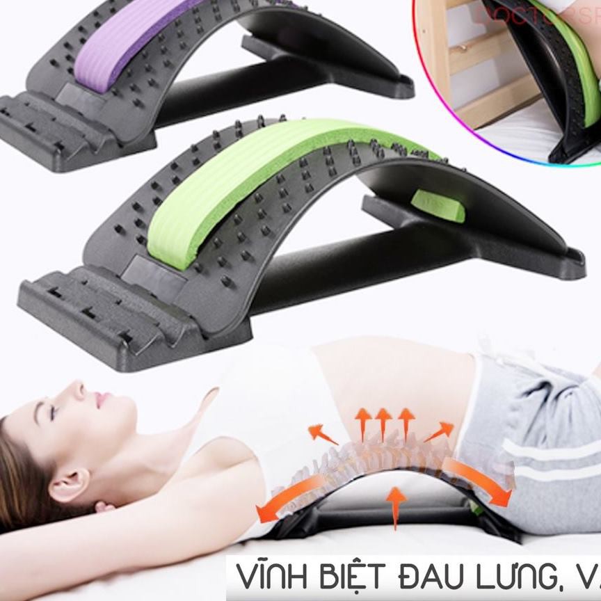 Dụng Cụ Massge Lưng 69 HẠT Mát xa, Khung nắn chỉnh cột sống và matxa lưng