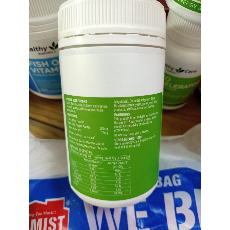 GIẤM TÁO + GARCINIA - DATE 5/2025