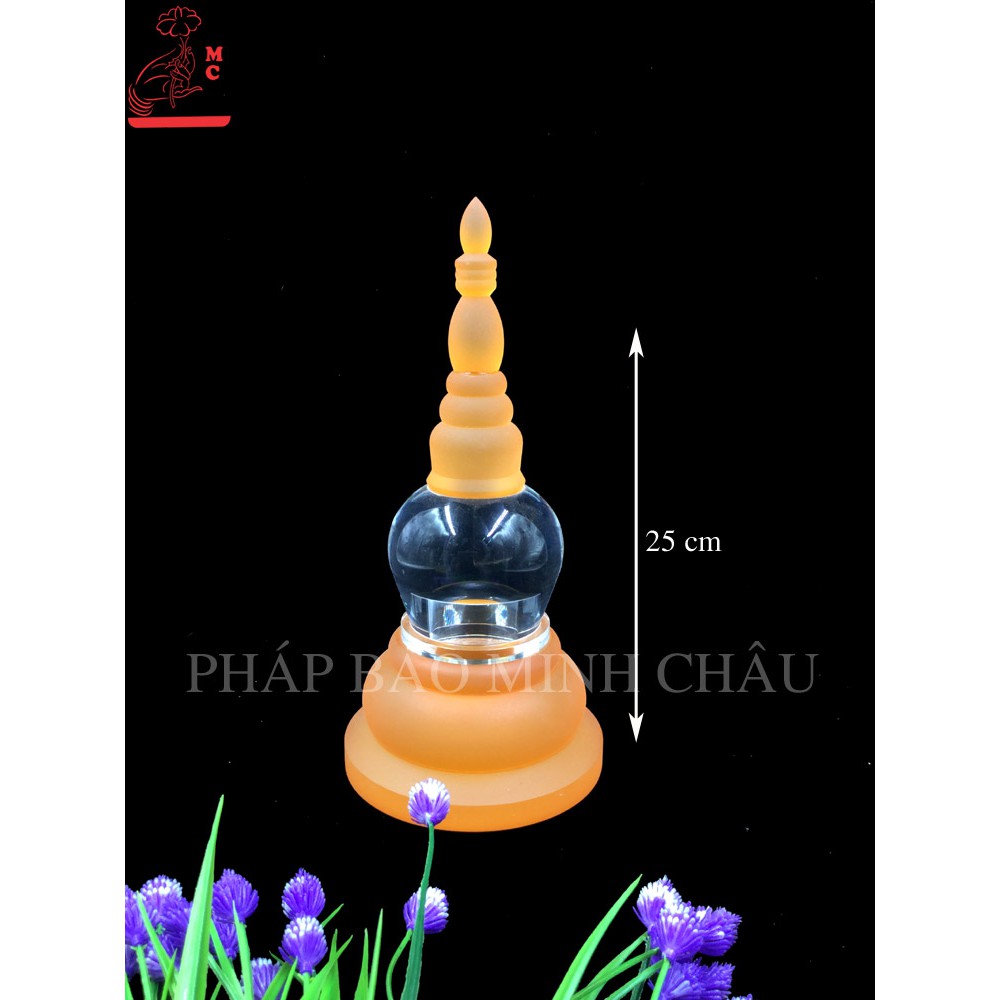 [PBMC]Tháp xá lợi nhựa màu E5 (7 màu) (Giao màu ngẫu nhiên)