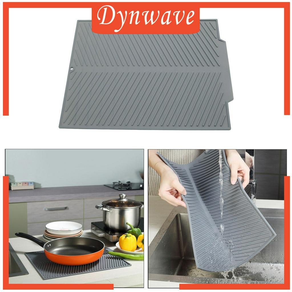 Đệm Phơi Khô Bát Đĩa Bằng Silicone Chịu Nhiệt Dễ Vệ Sinh