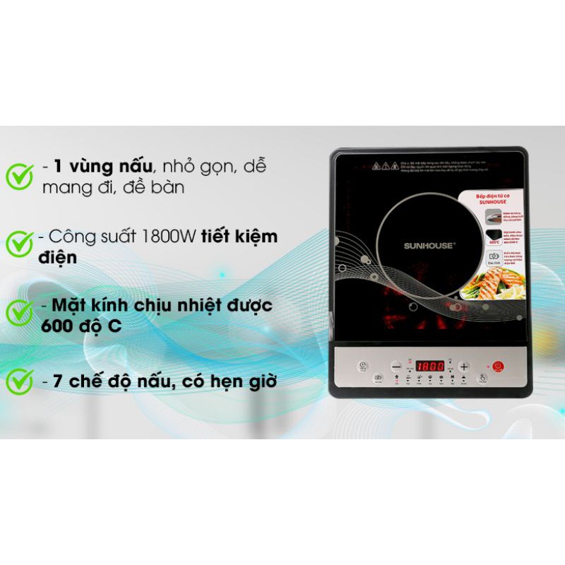 Bếp điện từ Sunhouse SHD6149