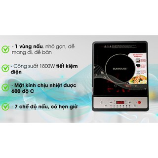 Bếp điện từ Sunhouse SHD6149