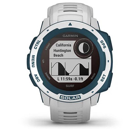 Đồng hồ thông minh GARMIN Instinct Solar, Phiên bản Lướt sóng, Đồng hồ GPS, Họa tiết Pipeline, SEA