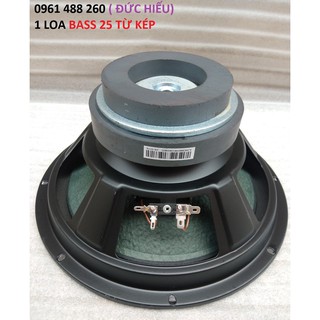 MỘT CỦ LOA BASS 25 BMB TỪ KÉP 126 - 100