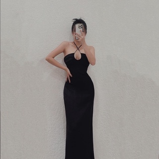 Đầm dạ hội đuôi cá khoét ngực