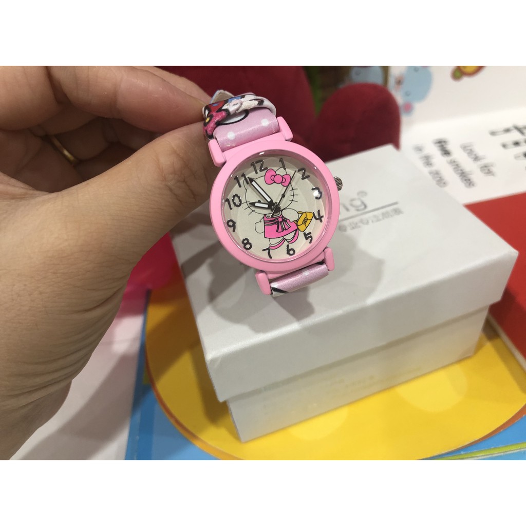 Đồng hồ Hello Kitty cho bé gái từ 2 đến 10 tuổi