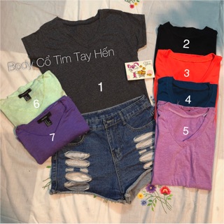 ❤️ Áo Thun Body Tay Hến 30k