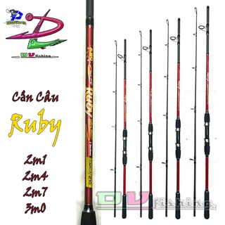 Cần câu cá 2 khúc rỗng RUBY 2m7 - 3m Bạo lực.