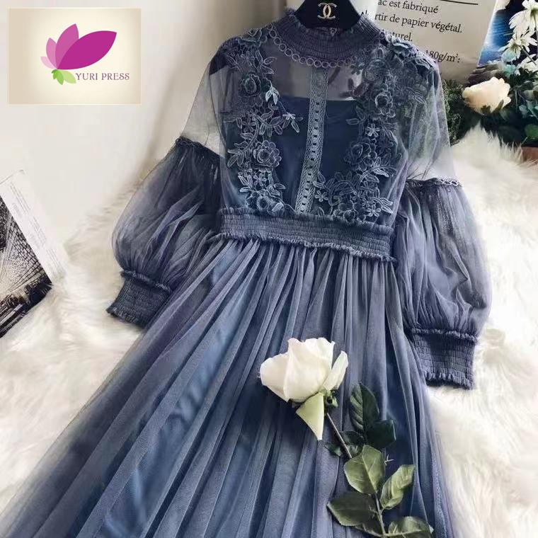 Đầm maxi Dài In Họa Tiết Thời Trang Cho Nữ