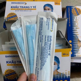 khẩu trang vô khuẩn Danameco.hộp 50 cái