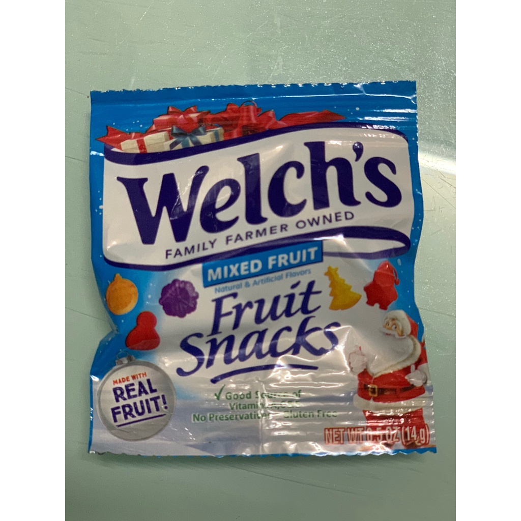 Kẹo dẻo vị trái cây Welch’S Fruit Snacks gói nhỏ - Mỹ