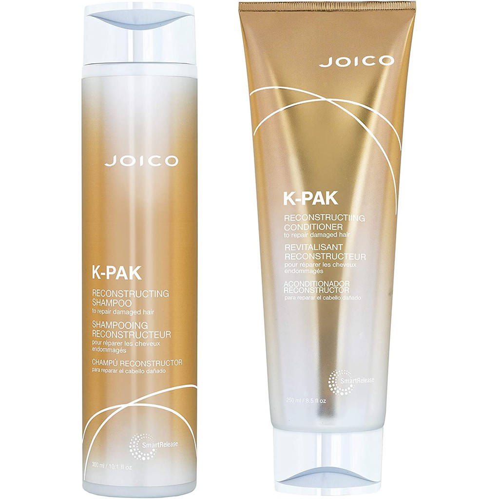 JOICO_CHÍNH HÃNG Dầu gội xả phục hồi hư tổn K-Pak Reconstructing Shampoo Joico
