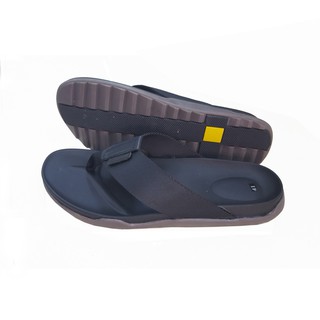 Dép Doctor Xỏ ngón Nam - Quai vải dù màu đen