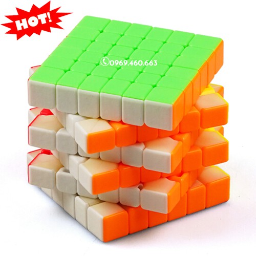 Rubik 6x6 MoYu MeiLong Hàng Xịn Trơn Xoay Cực Mượt - Stickerless Qiyi