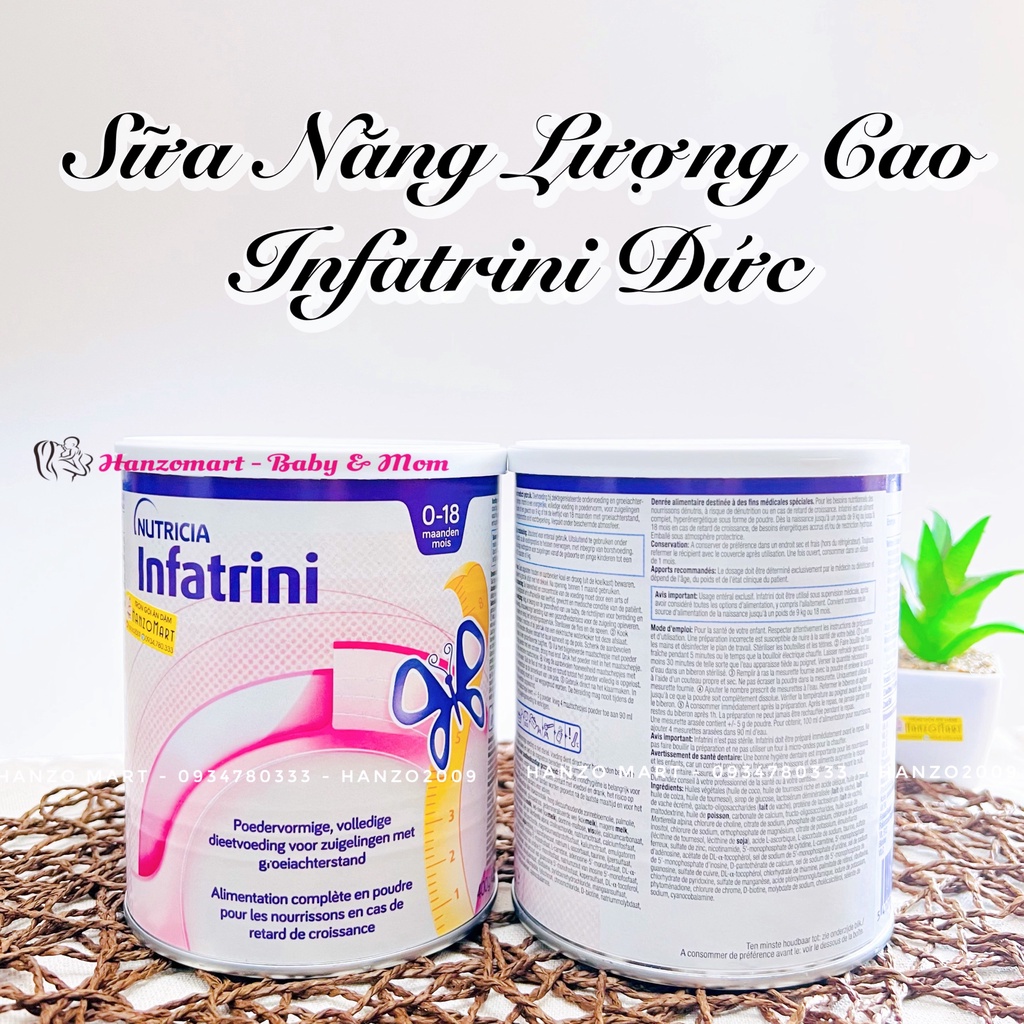 Sữa Infatrini Đức - Sữa béo cao năng lượng cho bé (400gr)