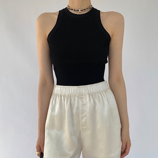 Áo Tanktop len gân trơn (2109) (ảnh tự chụp)