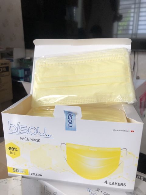 Khẩu trang y tế 4 lớp kháng khuẩn dày và đẹp | BigBuy360 - bigbuy360.vn