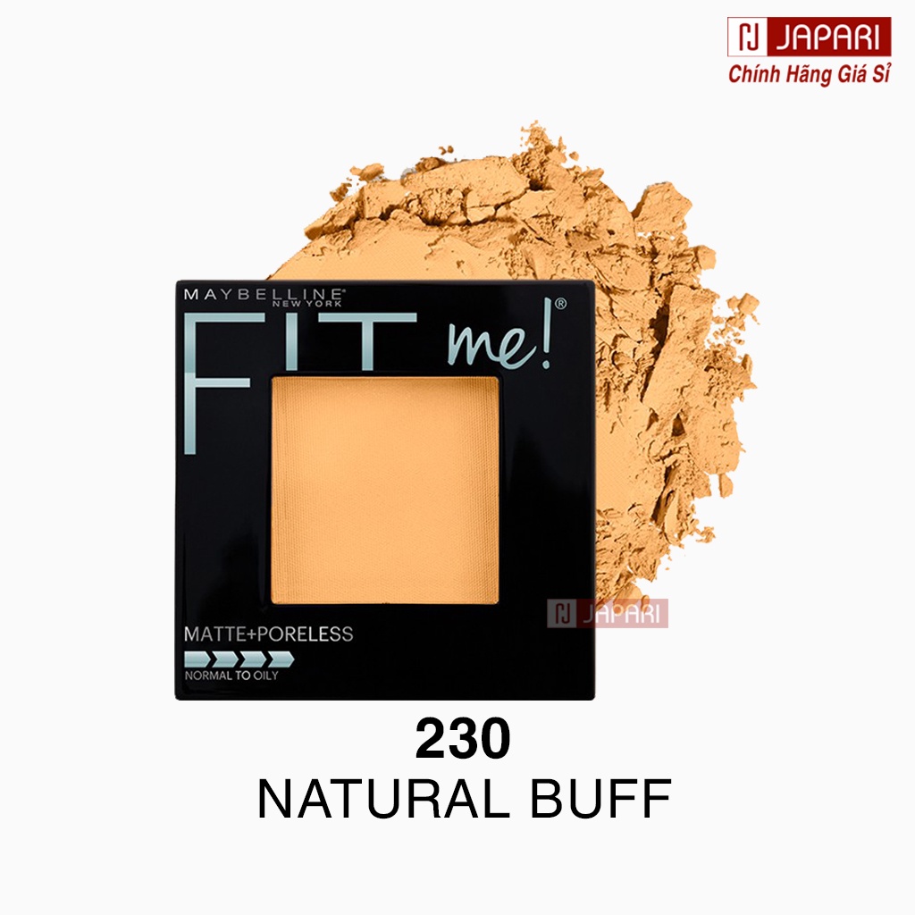 Phấn Phủ Kiềm Dầu Maybelline Fit Me NÉN CHÍNH HÃNG  - Maybeline Fit me Chống Nắng Chống Nước -Trang Điểm Make Up Japari