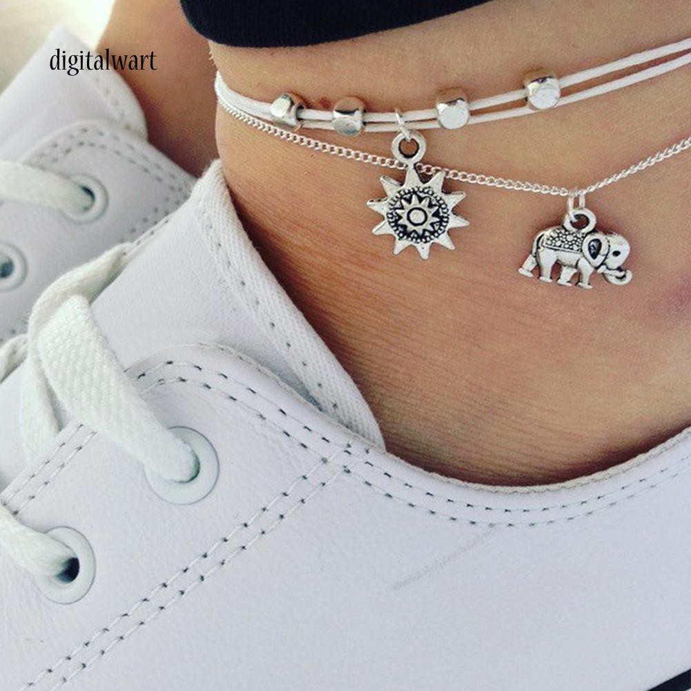 Bộ 2 lắc chân phong cách bohemian thời trang cho nữ | BigBuy360 - bigbuy360.vn