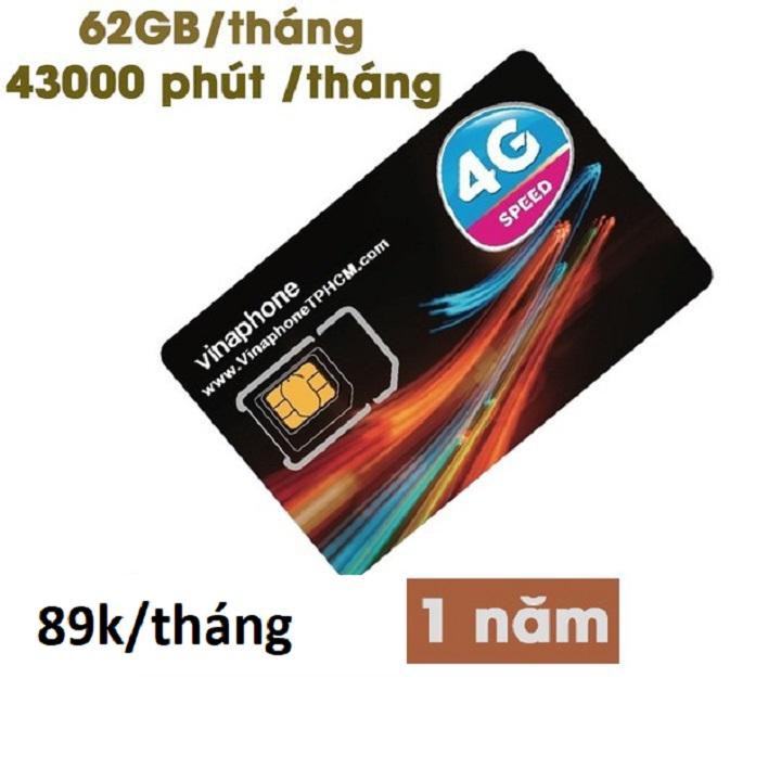 Có Ngay 62GB Data Tốc Độ Cao 4G Chỉ Với 89.000/Tháng - Sim Vina VD89