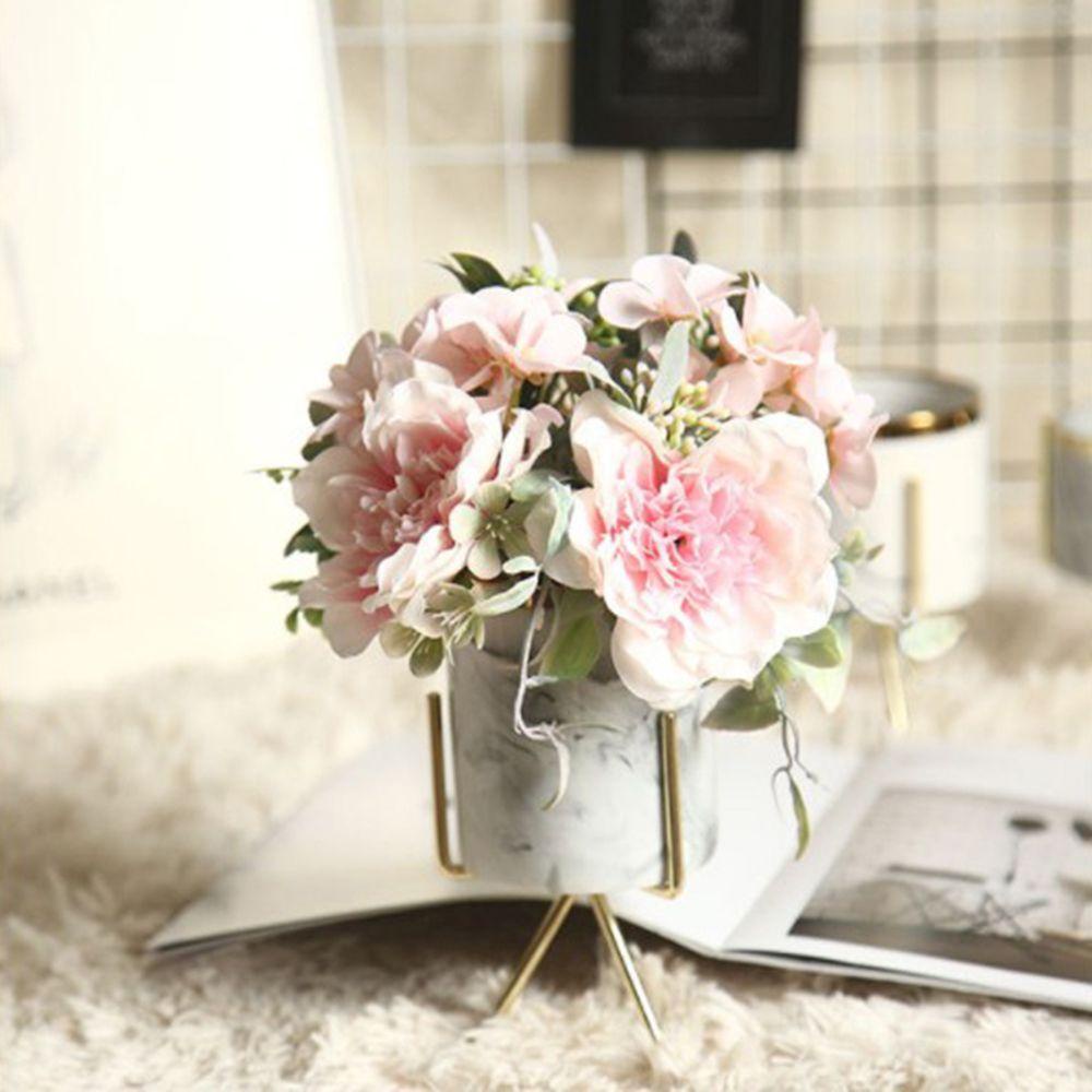 Bó Hoa Giả Bằng Lụa Dùng Trang Trí Tiệc Cưới / Sân Vườn DIY