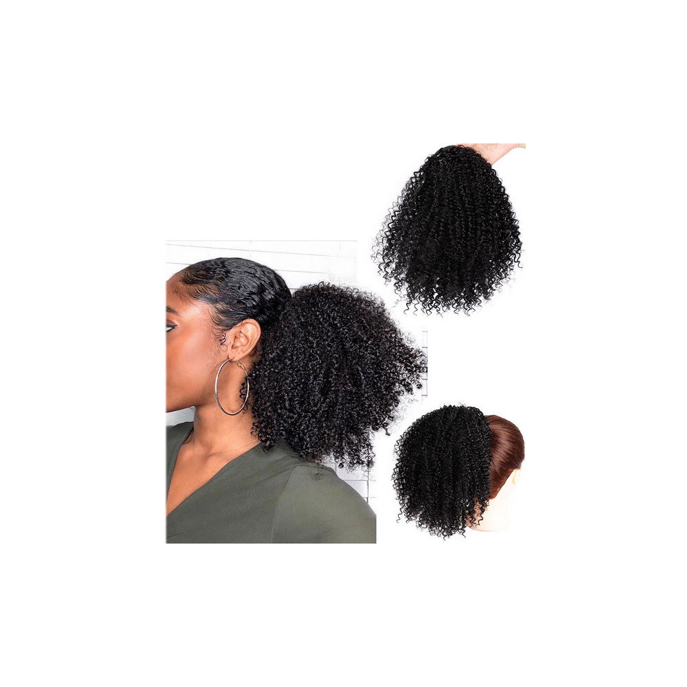 Curly Hair Wig Synthetic Wigs Kinky Curly Human Hair Wigs For Black Women Black