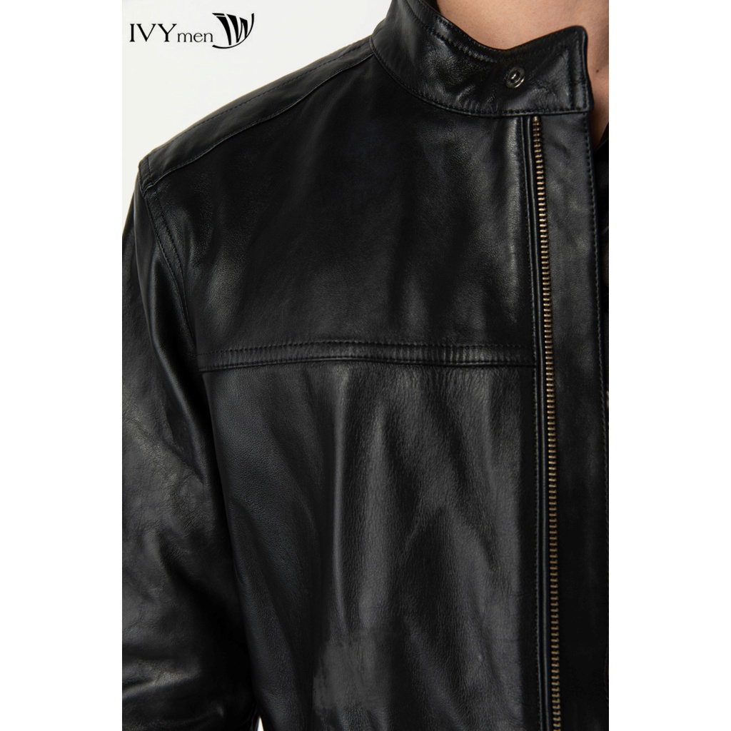 Áo da Racer Jacket nam IVY moda MS 70E2612