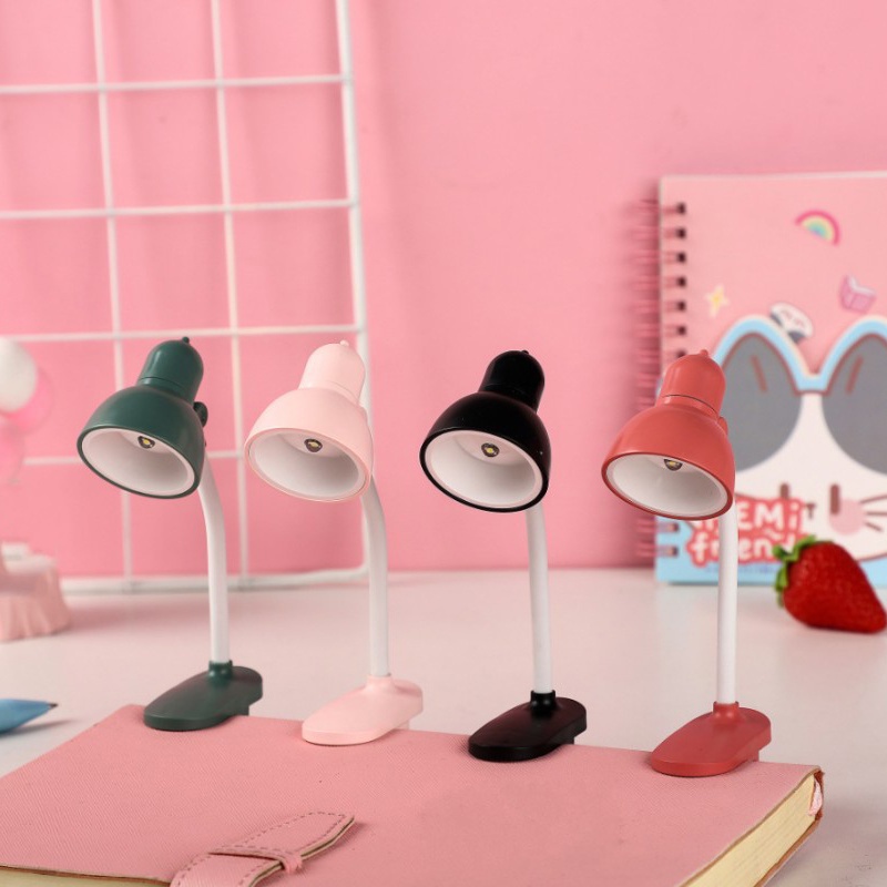 Đèn LED Đọc Sách Mini Cổ Ngỗng Linh Hoạt Kèm Kẹp Tùy Chỉnh Tiện Dụng