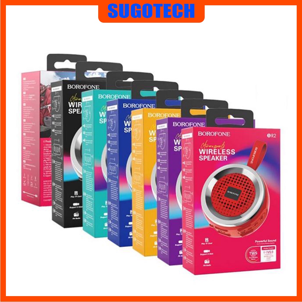 Loa bluetooth mini Borofone BR2 chính hãng, loa không dây âm thanh hay pin cực trâu