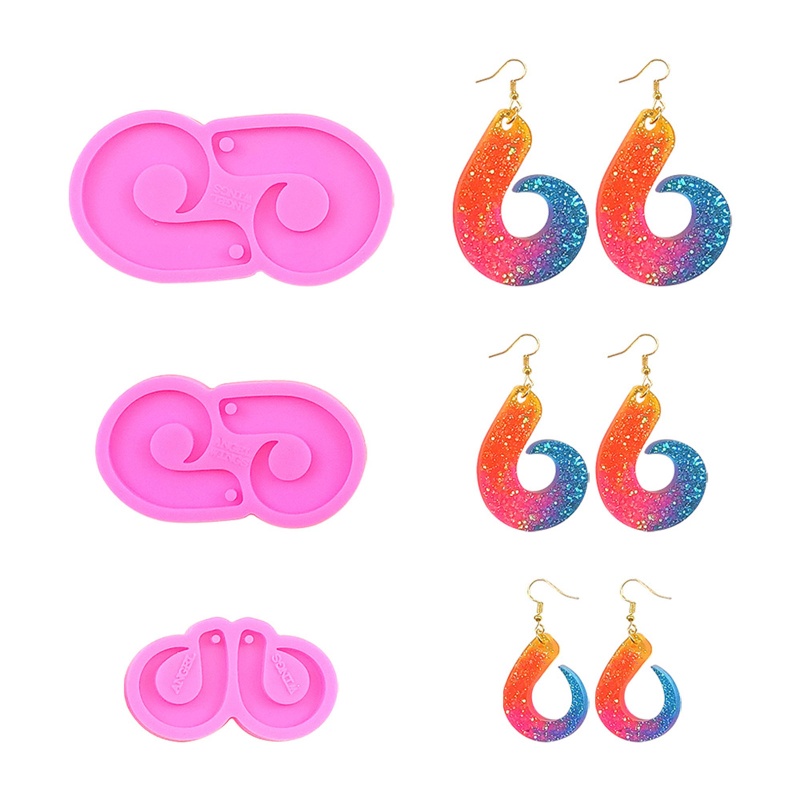 Khuôn Silicone Làm Mặt Vòng cổ / Bông Tai DIY