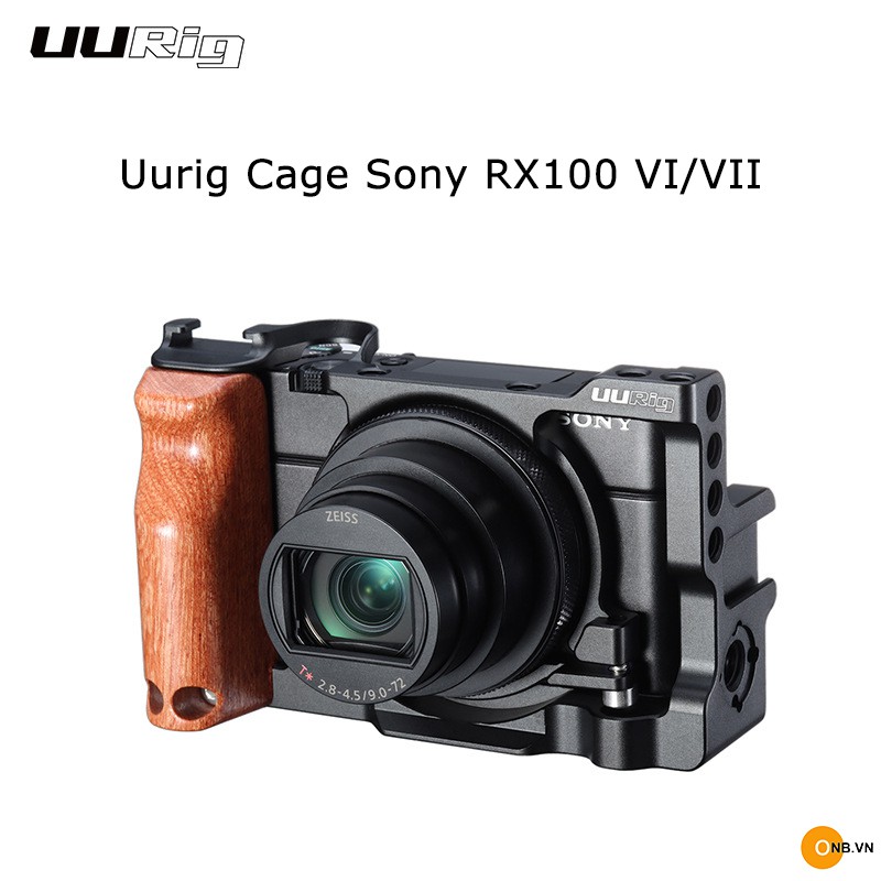 Uurig Cage RX100 VII - Khung bảo vệ Sony RX100 5-6-7 hình thật