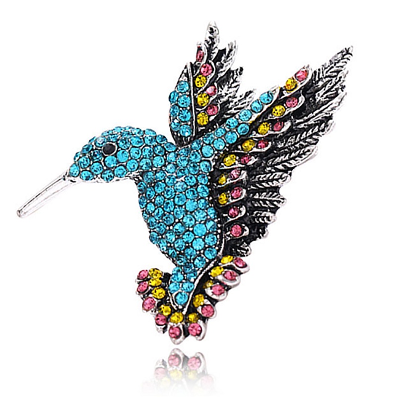 Ghim Cài Áo Hình Chim Ruồi Sang Trọng