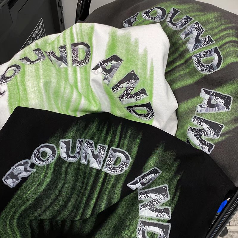 Áo Thun Tay Ngắn Cổ Tròn In Chữ Đơn Giản Phong Cách retro Mỹ Thời Trang Mùa Hè Mới Dành Cho Nam Size M-2XL