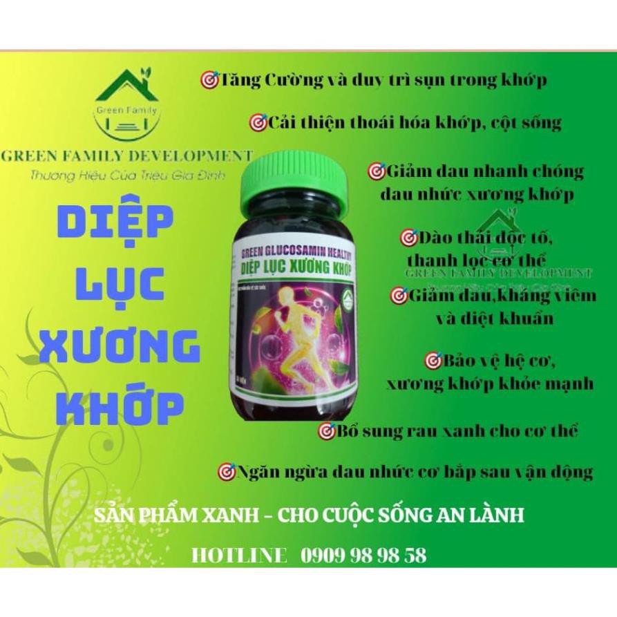 Diệp Lục Xương Khớp Green Glucosamin Healthy