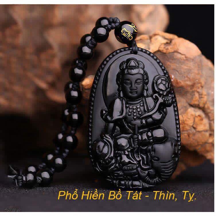 Vòng Cổ Mặt Phật Phổ Hiền Bồ Tát - Hợp Mệnh Tuổi Thìn - Tỵ -TẶNG VÒNG ĐEO TAY