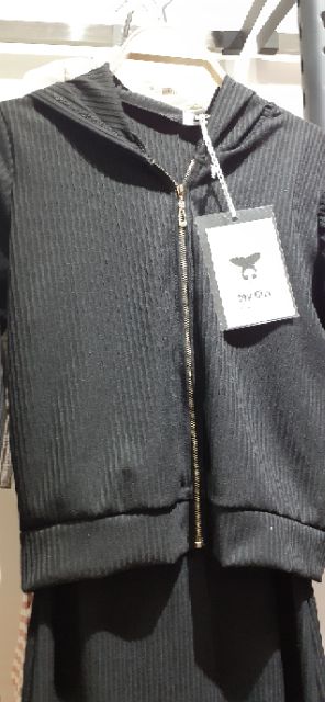 Váy len body kèm khoác