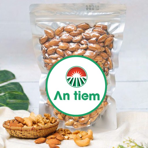 (100g) Hạnh Nhân Tách Vỏ Sấy Tự Nhiên - Làm sữa hạt - Nhập Khẩu Mỹ - an tiem food