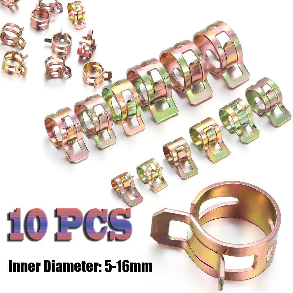 HS Set 10 Kẹp Ống Mạ Kẽm 5-16mm Mới