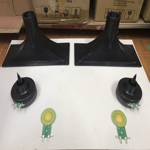 Cặp loa treble kèn 5W hàng công ty HQ-301 loại tốt và 2 họng phễu