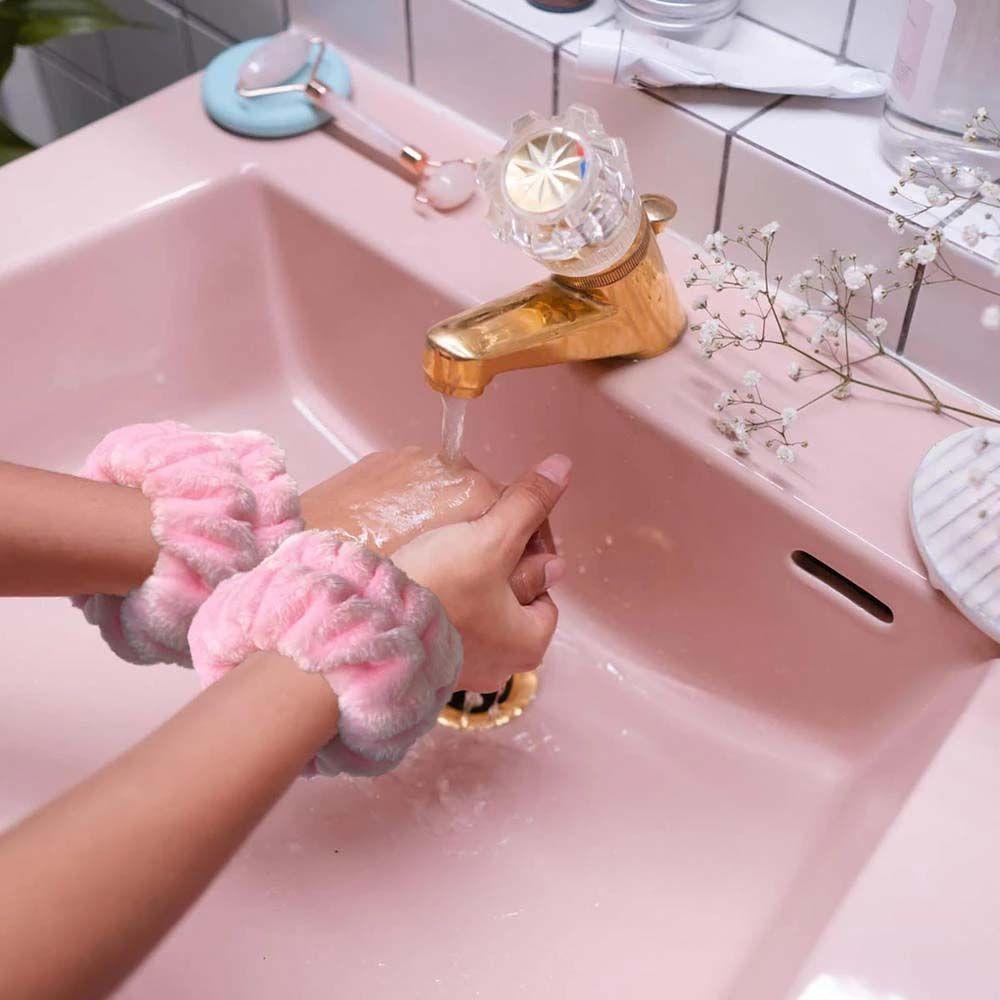 Darnell Băng Đeo Cổ Tay Rửa Mặt Màu Trơn Đa Năng