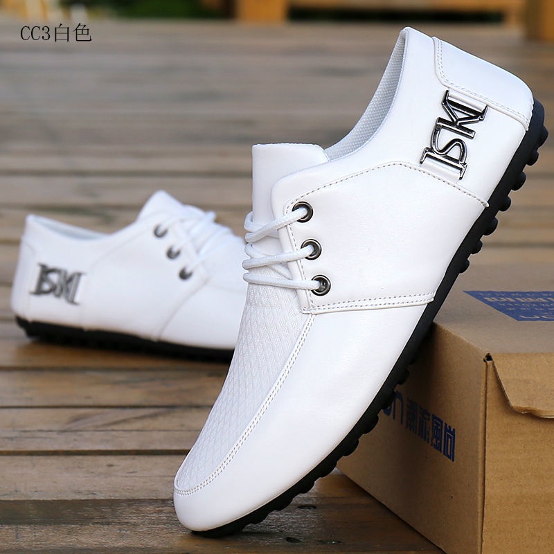 VANS Giày Lười Bằng Da Phong Cách Hàn Quốc Trẻ Trung Dành Cho Nam