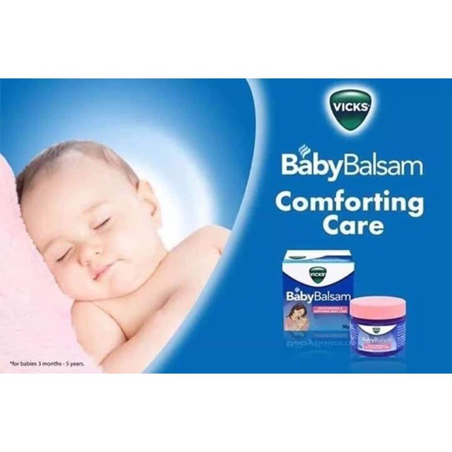 Dầu Ấm Ngực Vicks BaBy Balsam Úc (hũ 50gram)