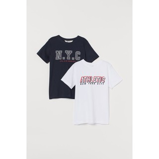 Set 2 áo phông HM H&M sze 8-10, 10-12, 12-14, 14y+_hàng chính hãng Mỹ